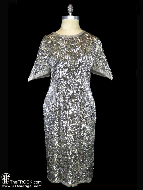 british sequin dress Royal Blue Union Jack British Flag Sequin Dress