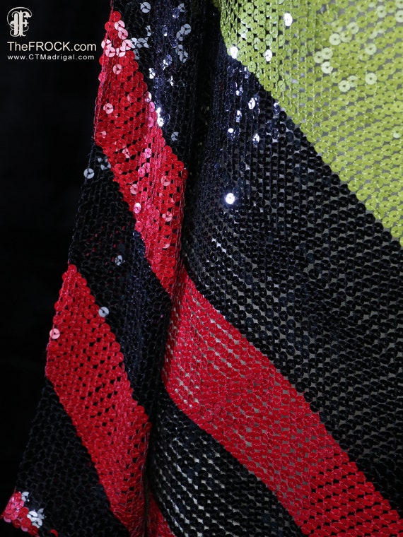 Sonia Rykiel sequin knit dress, heavily beaded lo… - image 3