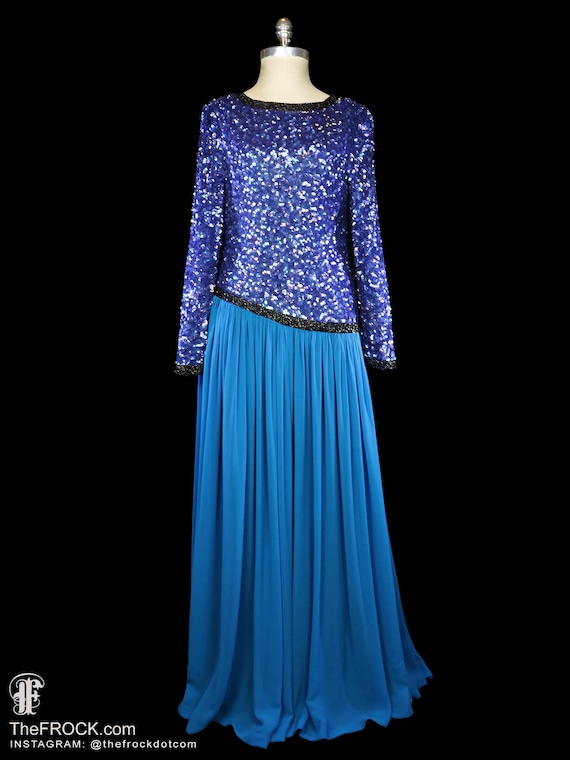halston blue dress Halston Women's Tomi Dress - Green - Size 2