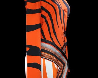 roberto cavalli スーパーロング ワンピース ヒョウ柄 伸縮素材 roberto cavalli スーパーロング ワンピース ヒョウ柄 伸縮素材