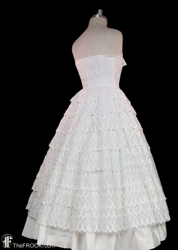 Evening or Wedding Dress Vintage Silk Taffeta - Etsy