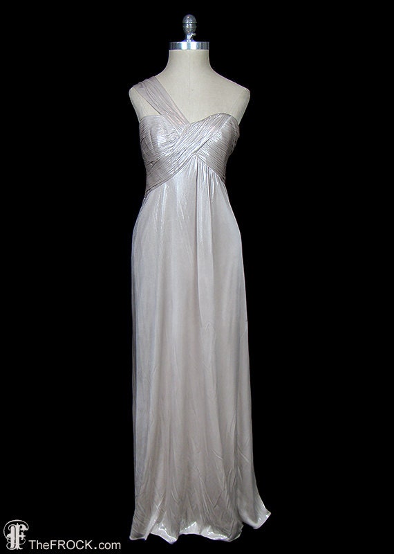 gianni versace silver wedding dress versace winter fall 1997