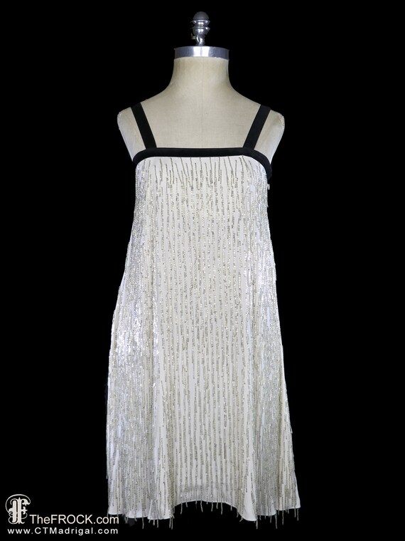 Vestido de coctel sin mangas con flecos y cuentas de Giorgio Armani vestido de seda de alta costura para noche alfombra roja de terciopelo negro corte trapecio holgado corto Etsy Mexico