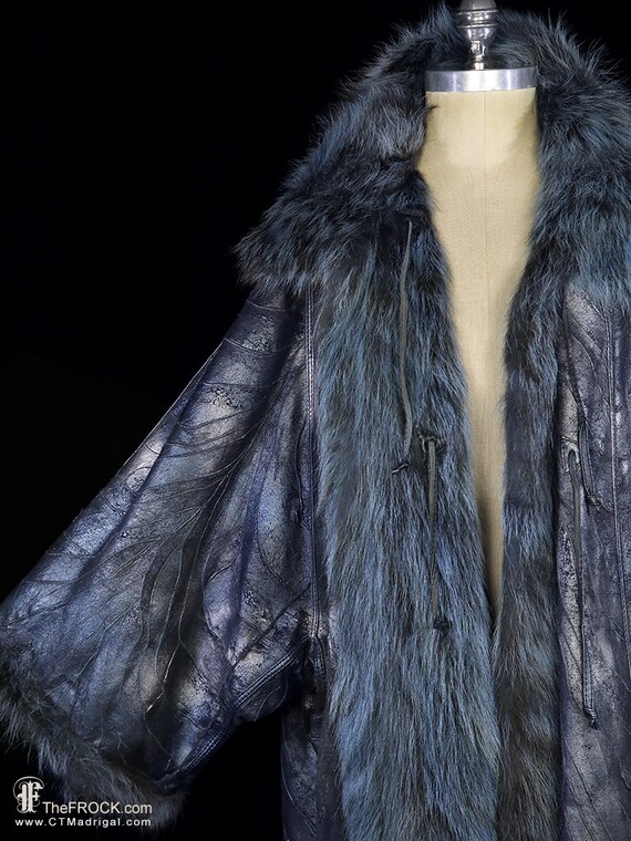 FURSARCAR abrigo de piel de zorro azul plateado para mujer, chaqueta de  piel auténtica de zorro Natural con cuello en V, prendas de vestir gruesas  y cálidas de lujo para Otoño e