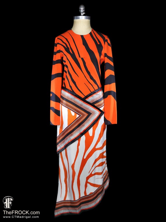 roberto cavalli スーパーロング ワンピース ヒョウ柄 伸縮素材 roberto cavalli スーパーロング ワンピース ヒョウ柄 伸縮素材