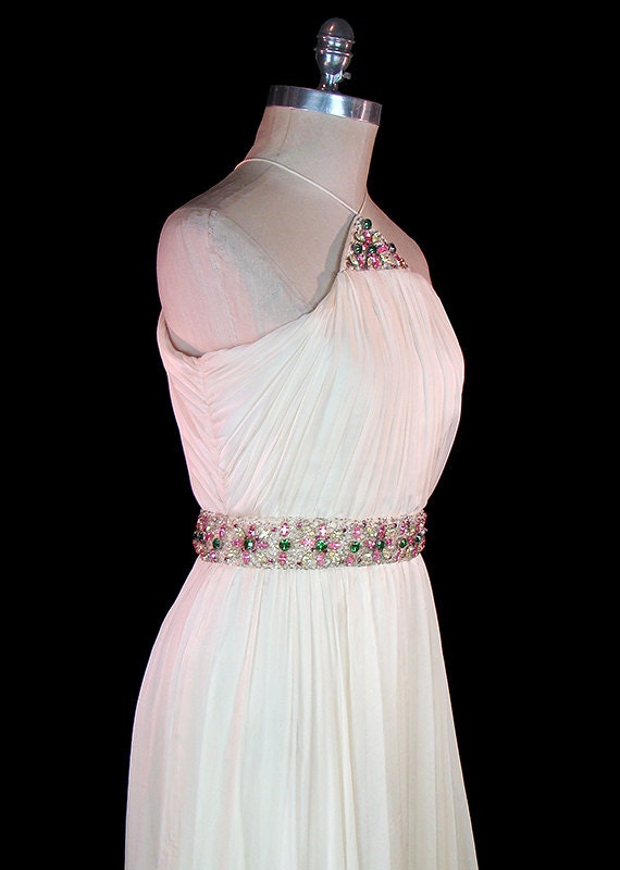 1930s wedding / evening dress, Jean Harlow vintag… - image 2