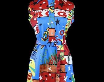 Christian Dior Dress Rasta Mania 2004 Sleeveless Cocktail Pop Art