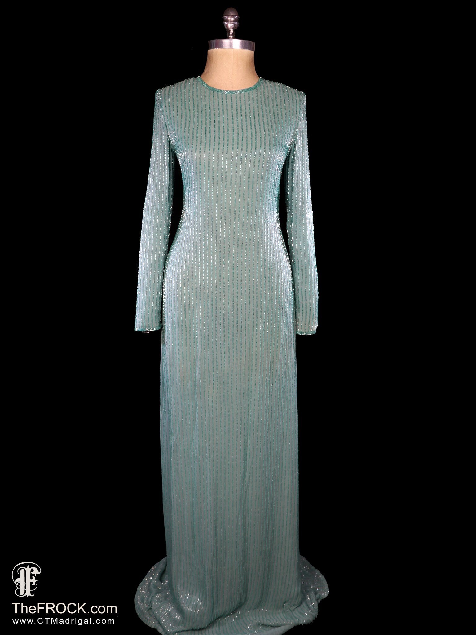 Halston Green Dress - Etsy Halston Green Dress - Etsy