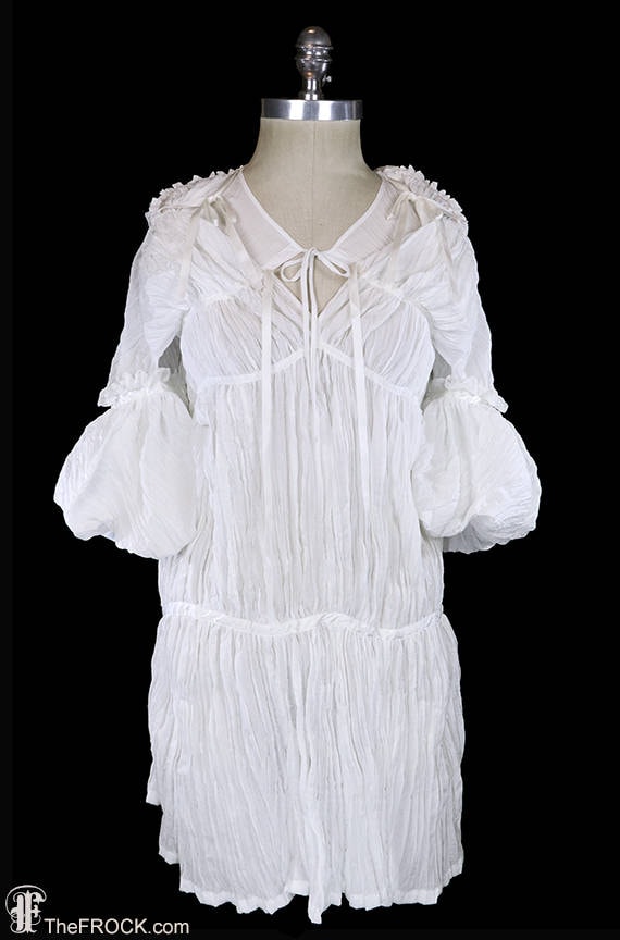 JUNYA WATANABE COMME des GARCONS ワンピース Junya Watanabe, Comme Des Garcons Dress, Avant Garde, White Ivory