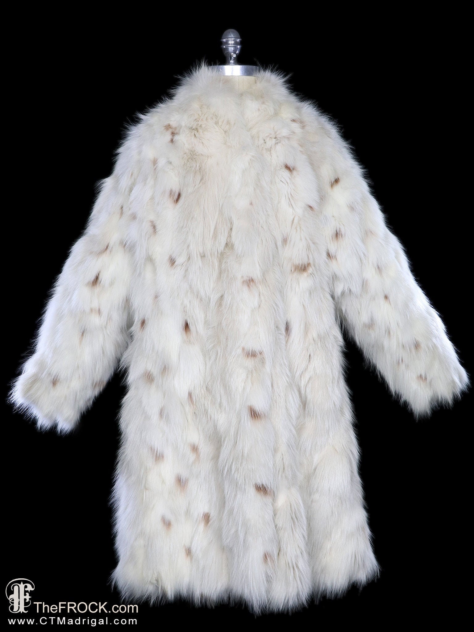 Oscar De La Renta Fox Jacket, Fur Winter Coat White Ivory Oscar De La Renta Fox Jacket, Fur Winter Coat White Ivory