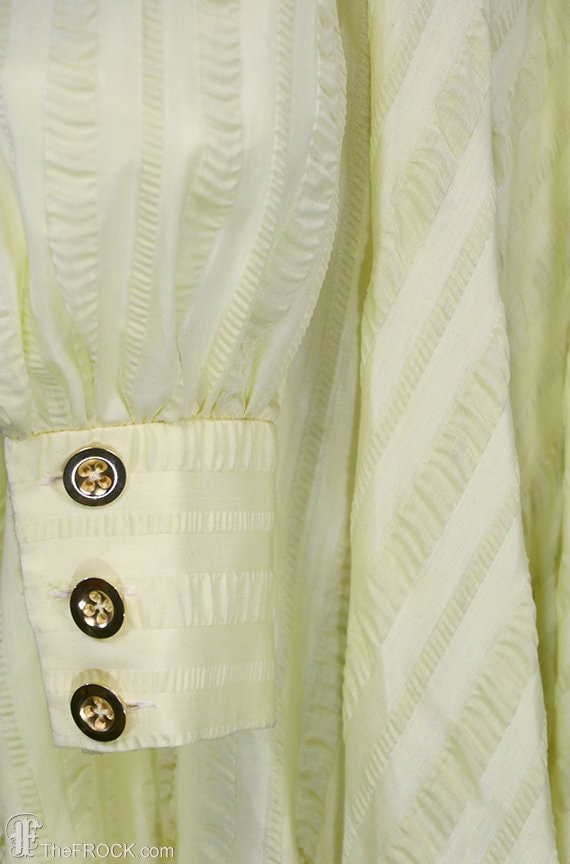 Jean Varon dress, 1960s / 1970s ruffled shirt dre… - image 3