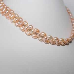 Collar de perlas, perlas de agua dulce, perlas genuinas, ropa de novia, regalo especial, ropa de noche, regalo para madres.