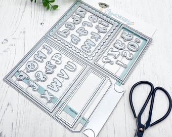 Davina’s Easel with Alphabet Die Set