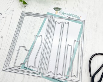 Mini Slimline Stitched Layers