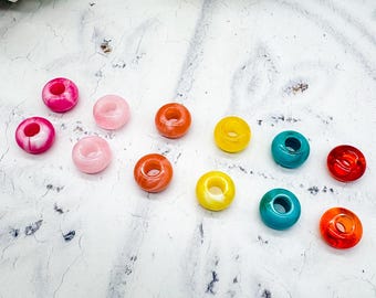 Boho/ vintage large holed Beads