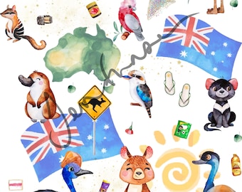 Aussie fabric, cotton, cotton spandex, Australian, Australiana material, sewing, oeko tex certified, 150cm extra wide digital