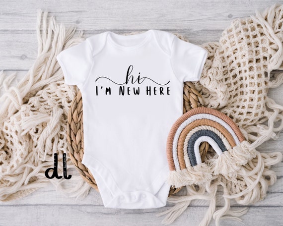 Ropa de bebé recién nacido, unisex, regalo de baby shower, anuncio