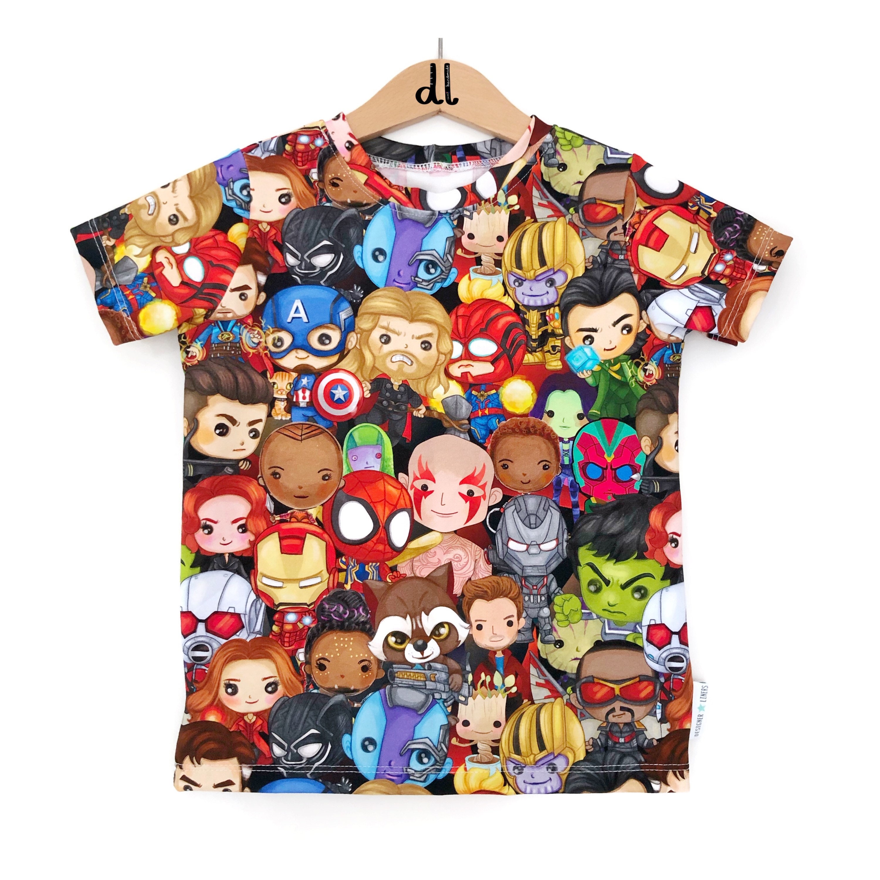 Boys superhero on sale tshirt