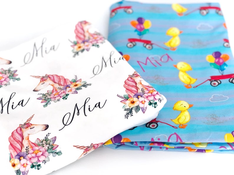 personalised baby wrap