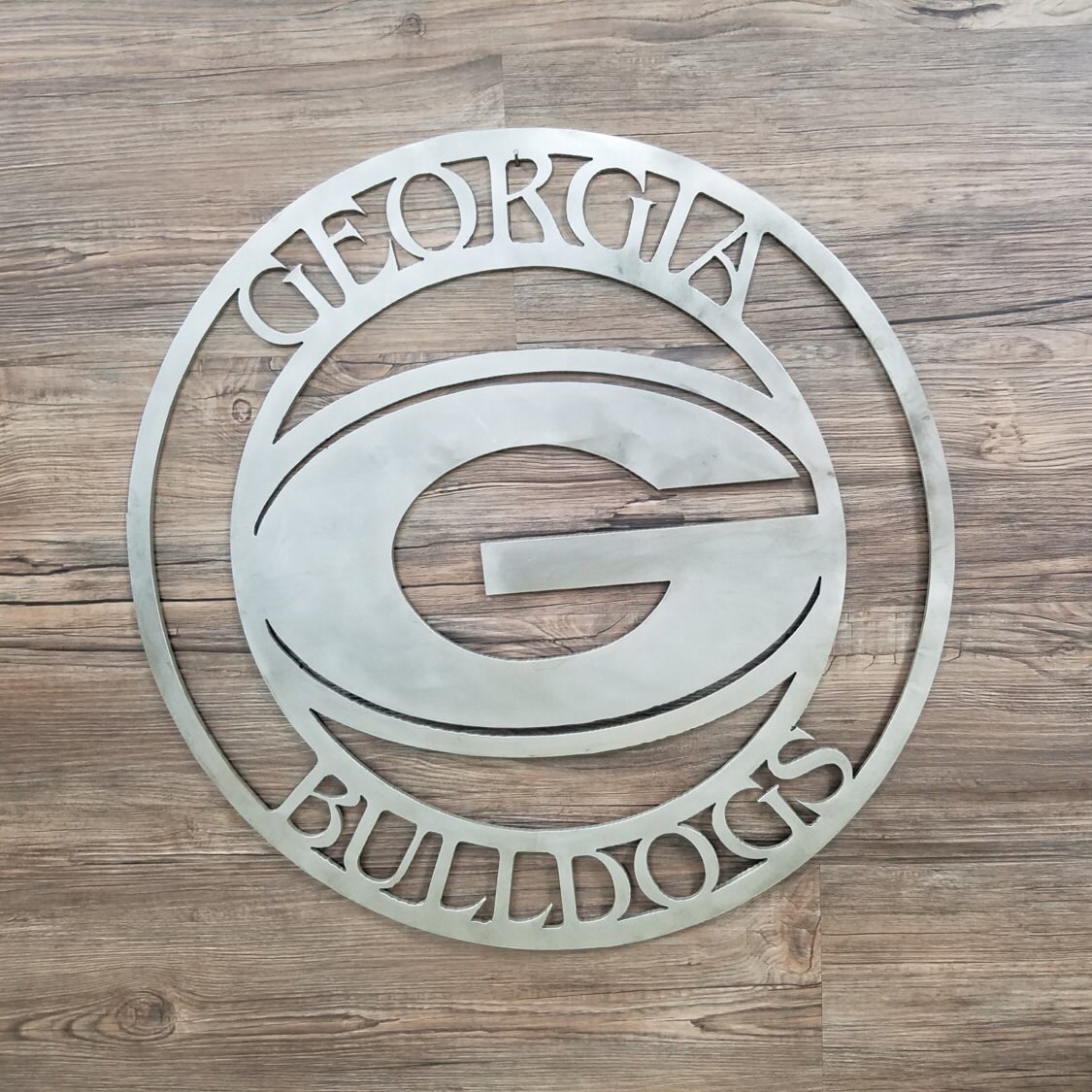 Bulldogs Home Decor Wall Art Metal Art Etsy