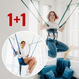 Favorable SET Bungee + Swing for Kids. Bungee for Kids 3-99 years+ Swing. Jumper, Exerciser, Kids swing