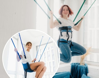 SET Bungee + Swing for Kids. Bungee for Kids 3-99 years+ Swing. Jumper, Exerciser, Kids swing
