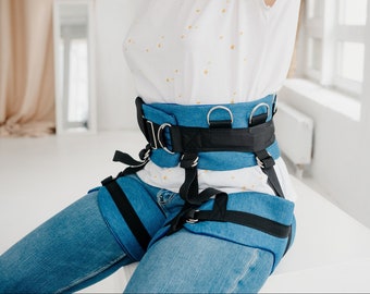 Bungee belt size S, size M, size L. Bungee jumping and trapeze for Kids 2-7 years, outdoor and indoor swing, hanging chair