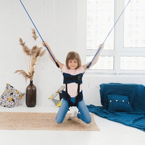 Bungee for home. Toddler Gym Bungee Jumper Exerciser for Kids 2-7 Years Baby Bungee Bouncer Baby Play Gym Toys Gifts for Kids