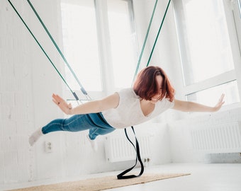 swing for fitness, for sports. A swing for training the buttocks. Street swing Kids Indoor Jumping Swing Set Jump Baby Home Swing