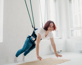 Bungee für Erwachsene mit ZZB-lähmung, Therapieschaukel, sensorische Schaukel für Kinder mit besonderen Bedürfnissen, mit Multipler Sklerose Muskeldystrophie