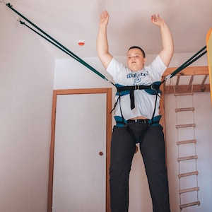Bungee jumping and home bungee for Adults. Size L. Jump swing. For teenagers. For weight loss. For overweight children