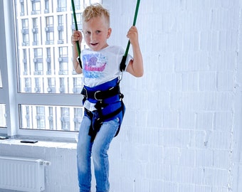 Bungee für Erwachsene mit Zhirnlähmung, Therapieschaukel, Sensorische Schaukel für Kinder mit besonderen Bedürfnissen, mit Multipler Sklerose-Muskeldystrophie