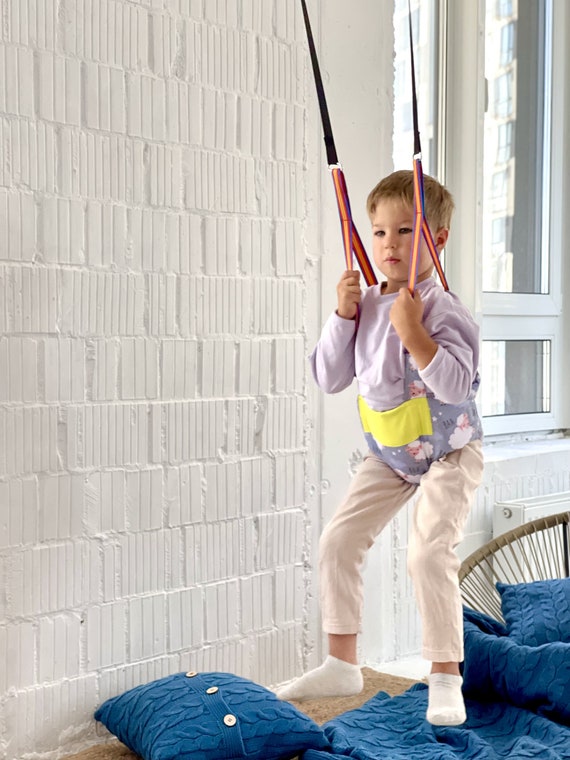 Jolly Jumper. Kids Indoor Swing Baby Jumper and Trapeze Gym - Etsy