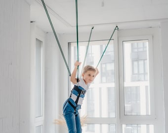 Bungee para niños con parálisis cerebral, columpio terapéutico, columpio  sensorial para niños con necesidades especiales, con esclerosis múltiple y