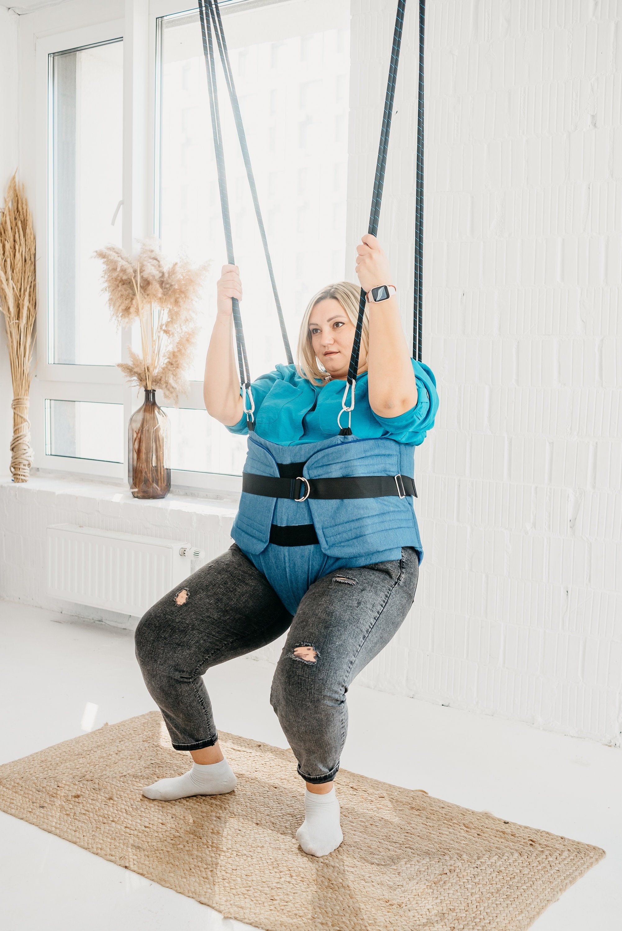 Gimnasio para niños pequeños, columpio para bebés, saltador de