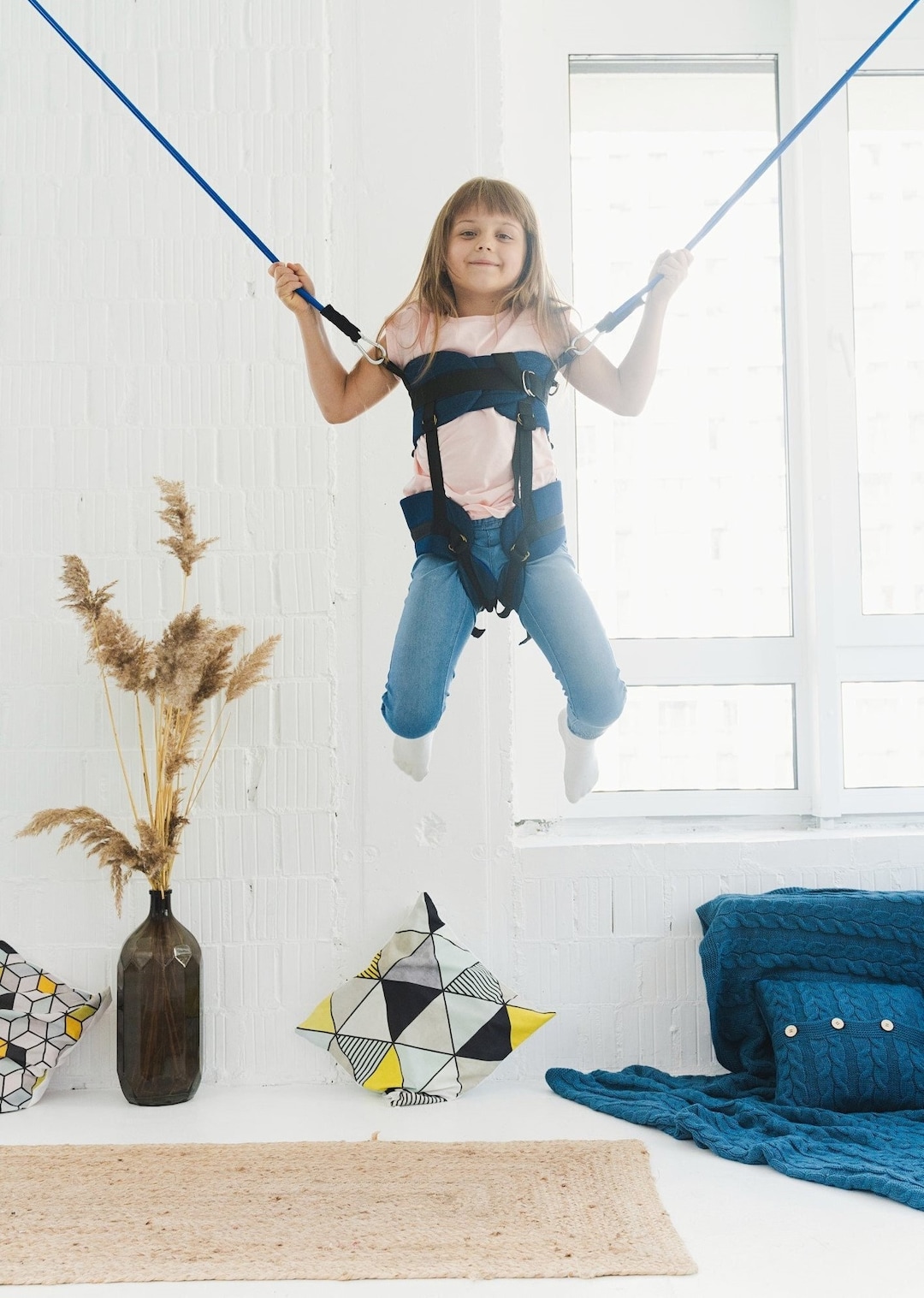 Bungee for Children With Cerebral Palsy, Therapy Swing, Sensory