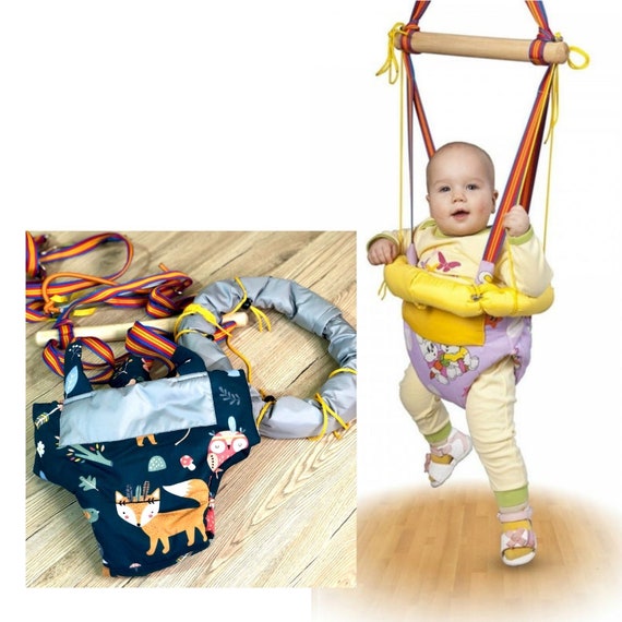 Baby Jumper with hoop for baby. Baby doorway jumper. Bumper Etsy