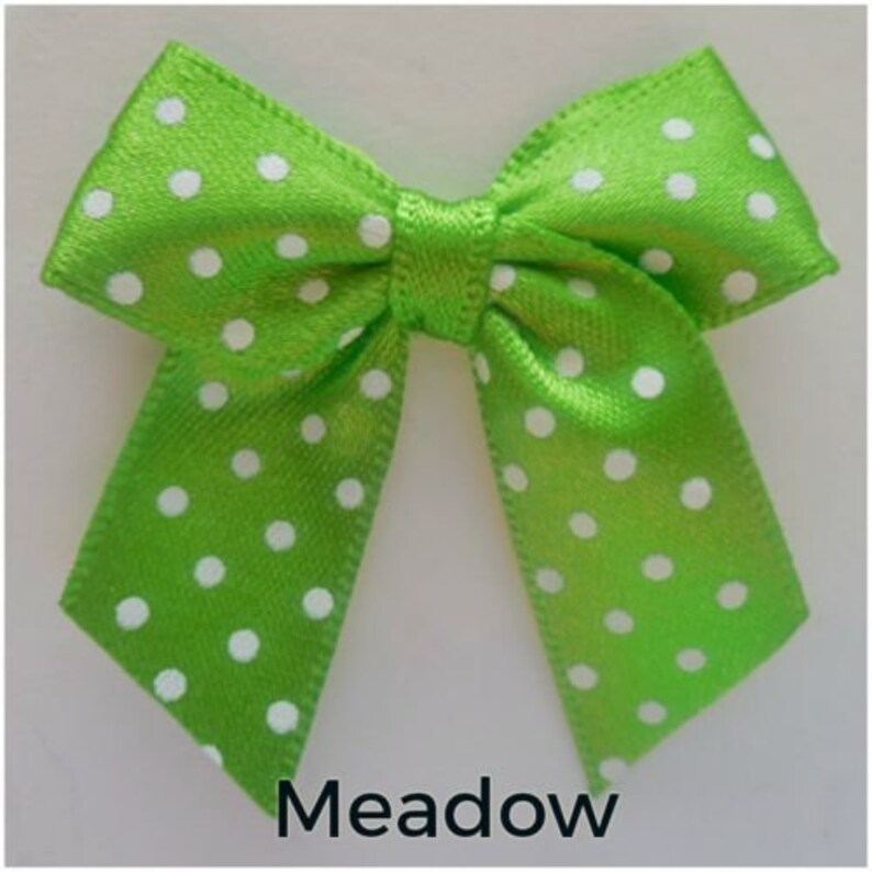 3 or 6 bows per pk Mint Green  Tree Bows with ties,Gifts packaging 1 