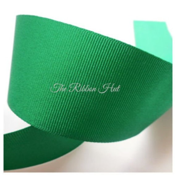 various widths 3m of Berisfords LIME GREEN shade no 6 double face satin ribbon