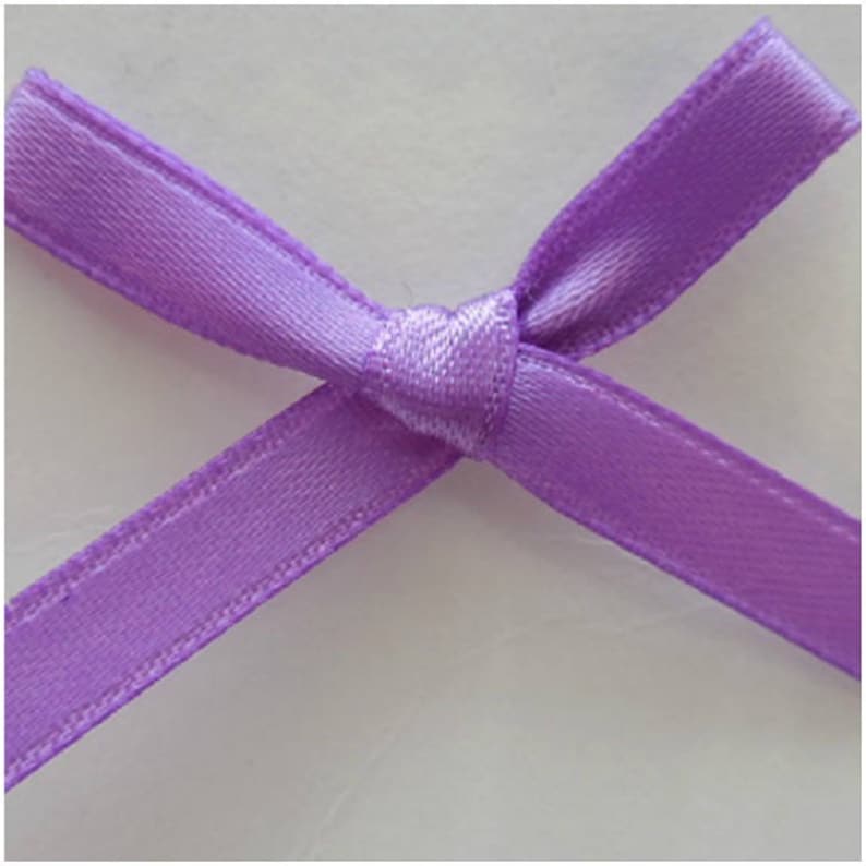 10 pk and 100 pk Satin Ribbon Bow 3 mm 10 mm and 15 mm Ribbon 7 mm Arts and Crafts /& Decorations and Celebrations Purple