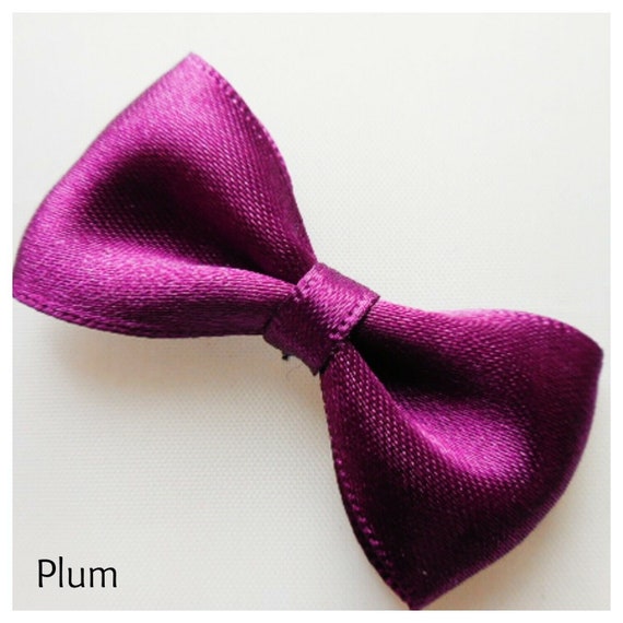 of 25-Embellishment 3cm-Pkt Polka Dot//Spotty Grosgrain Ribbon Mini Bow Ties