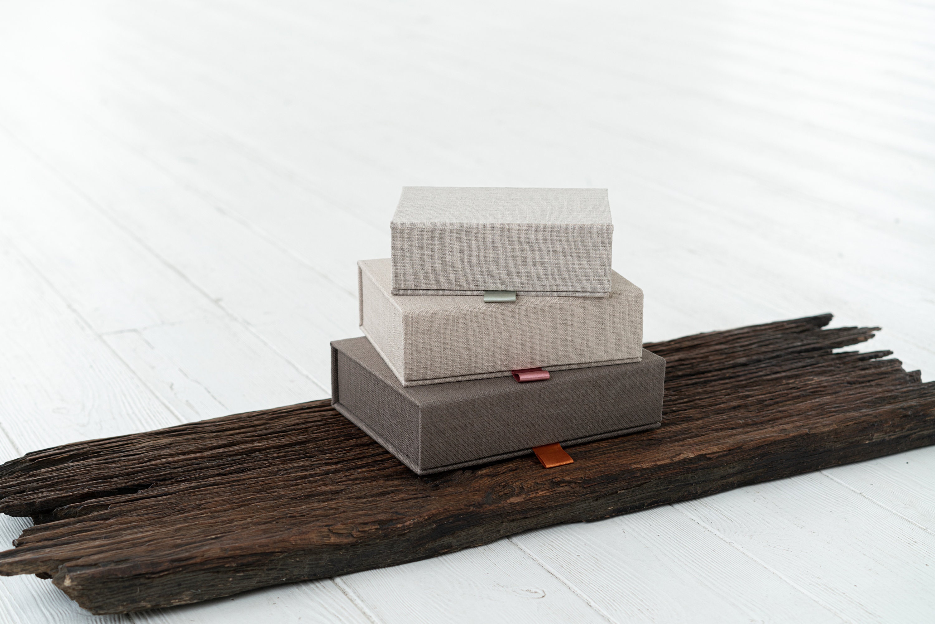 linen presentation box