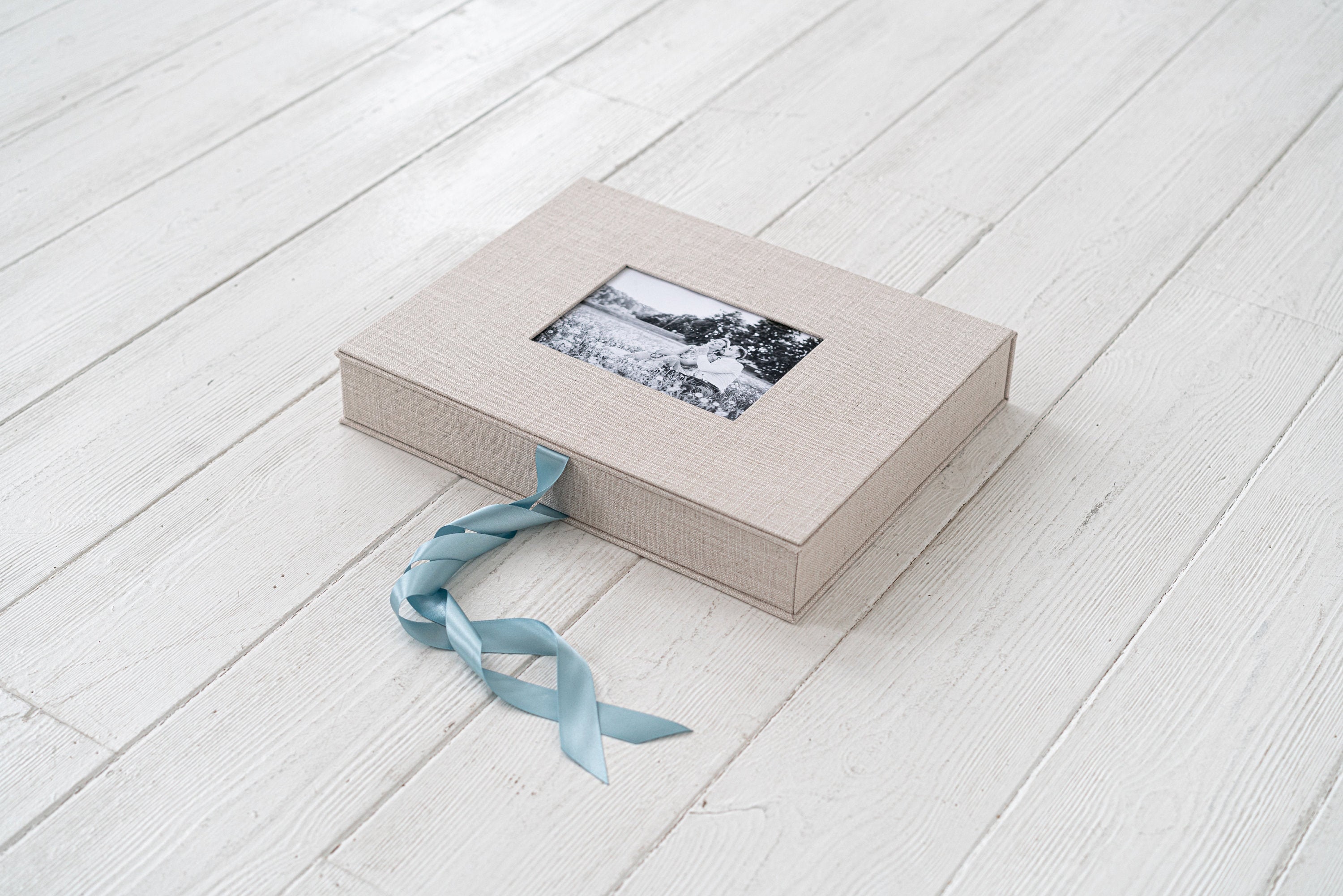 Wedding Memory Box 11x14 Linen Photo Box Presentation Box Etsy