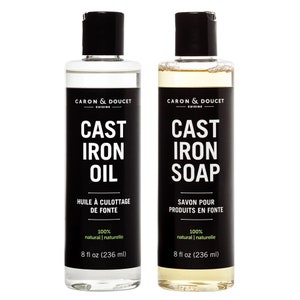 Cast Iron Oil and Soap Duo Pack