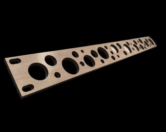 Nice-Racks 1U, 2U, or 3U "ORBS" Decorative Vented Wood Studio Rack Panels are available in Maple, Walnut, or Cherry Veneered Plywood