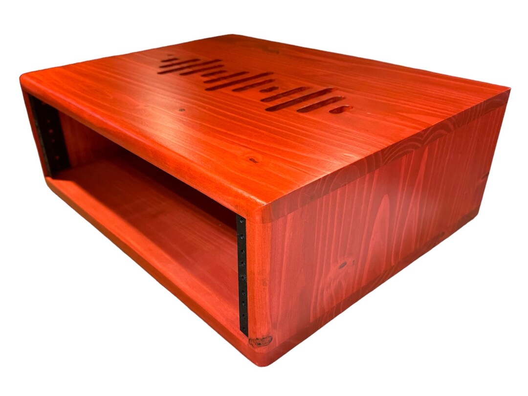 Niceracks 3U Studio Rack 16 Deep Scarlet Stain Etsy