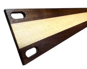 1U Walnut and Maple Mixed Hardwood Studio Rack Panels, Limited Stock!!