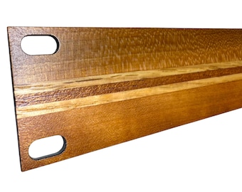 1U Cherry, Mahogany, and Ash Mixed Hardwood Studio Rack Panels, Limited Stock!!