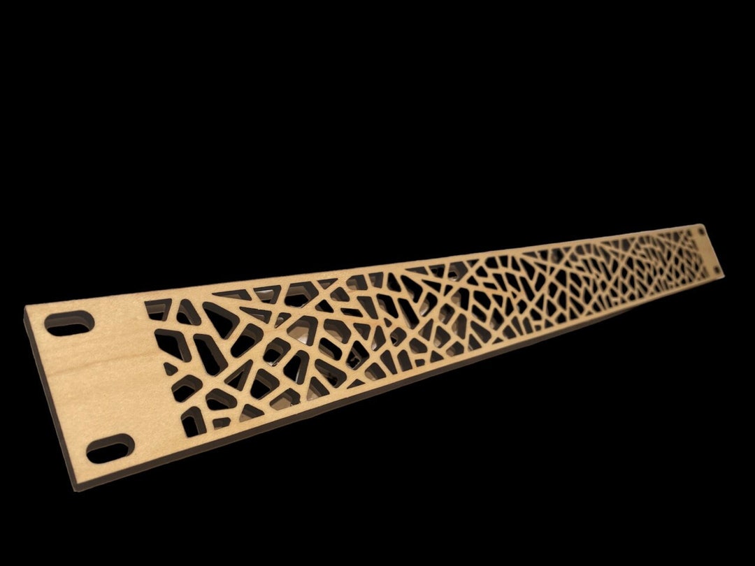 Niceracks 1U, 2U, or 3U crystal Decorative Vented Wood Studio Rack