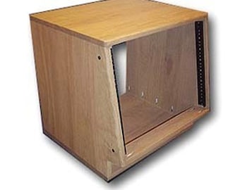 Nice-Racks Slanted 8-space studio rack, choose your stain, FREE SHIPPING